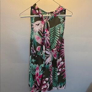 Women beautiful floral summer top